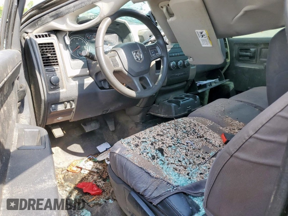 2012 Ram 1500 ST with VIN 3C6JD6DP4CG255194, listed as a Copart auction lot 59782425 with 102,259 mi miles and Salvage title. Bid and sale history available at DreamBid. Image 8.