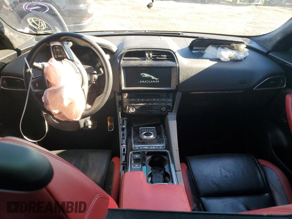 2020 Jaguar F-Pace S with VIN SADCM2FV0LA660221, listed as a Copart auction lot 78675784 with 23,661 mi miles and Salvage Title. Bid and sale history available at DreamBid. Image 8.