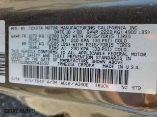 2009 Toyota Tacoma with VIN 5TETX22N09Z641630, listed as a Copart auction lot 46839445 with 145,131 mi miles and Salvage Title. Bid and sale history available at carsss.com. Image 12.