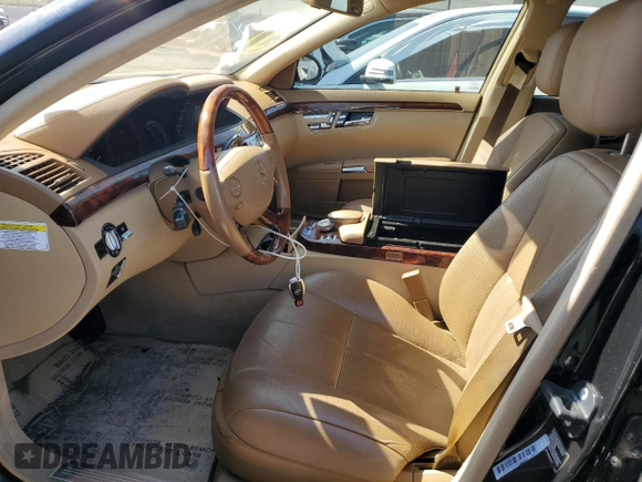 2007 Mercedes-Benz S 550 with VIN WDDNG71X47A119962, listed as a Copart auction lot 54789845 with 202,653 mi miles and Clean Title. Bid and sale history available at DreamBid. Image 7.