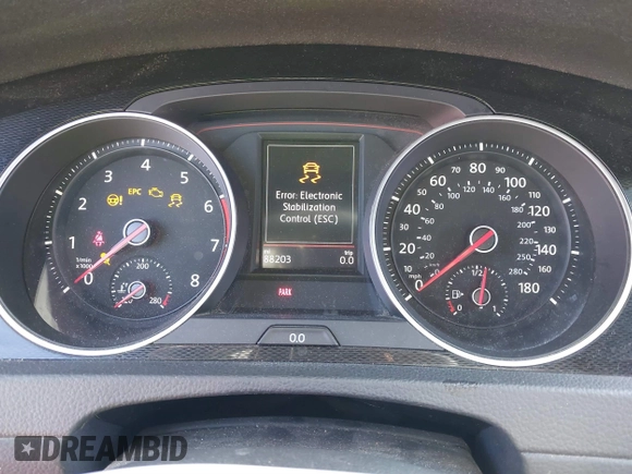 2017 Volkswagen Golf GTI S with VIN 3VW5T7AU4HM057802, listed as a IAAI auction lot 41504011 with 88,203 mi miles. Bid and sale history available at carsss.com. Image 7.