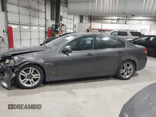 2008 Pontiac G8 with VIN 6G2ER577X8L151778, listed as a IAAI auction lot 41084344 with 145,990 mi miles. Bid and sale history available at carsss.com. Image 14.