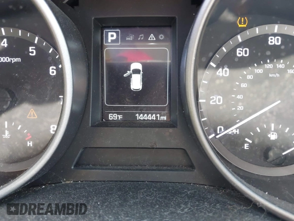 2017 Hyundai Santa Fe Sport 2.4L with VIN 5NMZU3LB9HH001167, listed as a IAAI auction lot 42061866 with 144,441 mi miles. Bid and sale history available at carsss.com. Image 15.