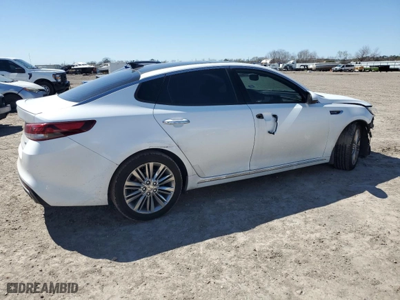 2016 Kia Optima SXL Turbo with VIN 5XXGV4L24GG107498, listed as a Copart auction lot 47955925 with 179,685 mi miles and Salvage Title. Bid and sale history available at carsss.com. Image 3.
