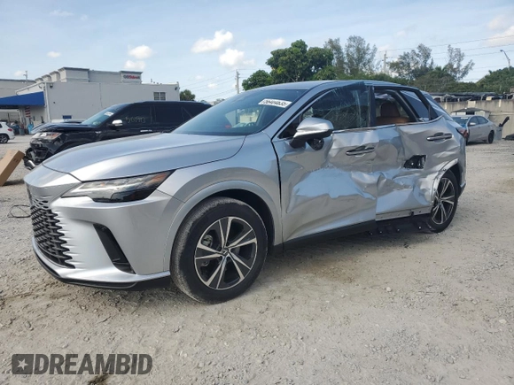 2025 Lexus RX 350 with VIN 2T2BAMBA6SC054765, listed as a Copart auction lot 56404635 with 3,476 mi miles and Salvage title. Bid and sale history available at DreamBid. Image 1.
