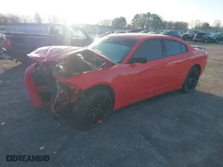 2018 Dodge Charger SXT with VIN 2C3CDXBG1JH313662, listed as a IAAI auction lot 41581465 with 1 mi miles. Bid and sale history available at carsss.com. Image 2.