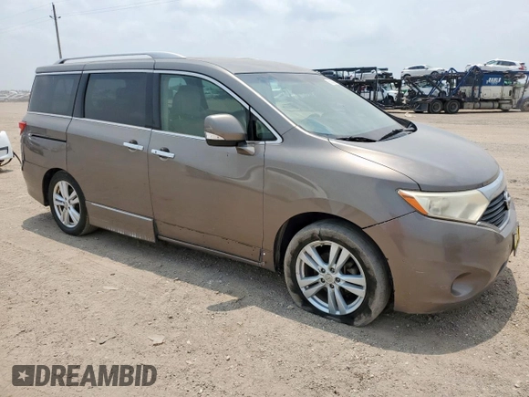 2014 Nissan Quest SV z VIN JN8AE2KP0E9101509, wystawiony jako Copart lot #58003325 z przebiegiem 198 287 mil mil oraz Czysty tytuł • Clean title. Historia ofert i sprzedaży dostępna na DreamBid. Obrazek 4.