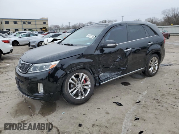 2014 Kia Sorento SX Limited with VIN 5XYKWDA74EG495878, listed as a Copart auction lot 44141315 with 169,463 mi miles and Salvage title. Bid and sale history available at DreamBid. Image 1.