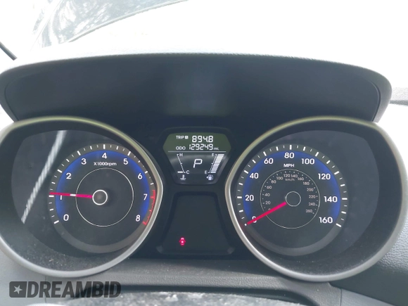 2013 Hyundai Elantra GLS z VIN KMHDH4AE0DU545363, wystawiony jako IAAI lot #42281675 z przebiegiem 129 249 mil mil oraz . Historia ofert i sprzedaży dostępna na DreamBid. Obrazek 7.