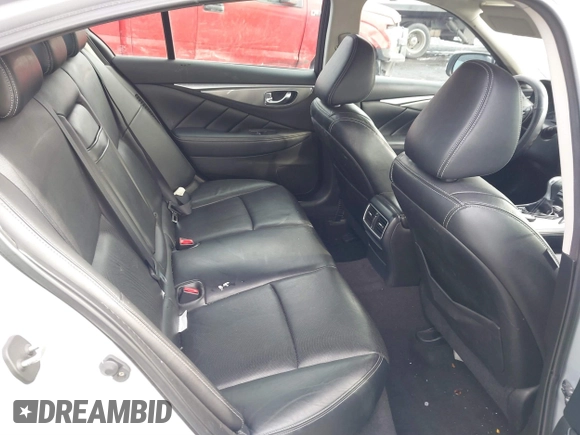 2014 Infiniti Q50 Hybrid Premium with VIN JN1AV7AR9EM700727, listed as a IAAI auction lot 41461433 with 169,882 mi miles. Bid and sale history available at carsss.com. Image 8.