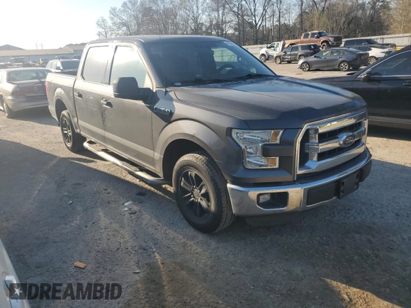 2015 Ford F-150 XL with VIN 1FTEW1CF6FKD44617, listed as a Copart auction lot 48336505 with 124,100 mi miles and Salvage Title. Bid and sale history available at carsss.com. Image 4.