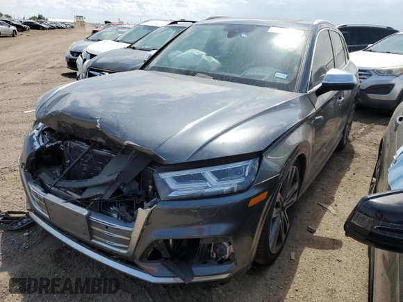 2018 Audi SQ5 Prestige with VIN WA1C4AFY8J2183653, listed as a Copart auction lot 65674224 with 23,128 mi miles and Salvage Title. Bid and sale history available at DreamBid. Image 1.