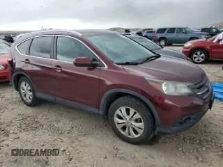 2012 Honda CR-V EX-L with VIN 5J6RM4H79CL008177, listed as a Copart auction lot 51071735 with 145,099 mi miles and Salvage Title. Bid and sale history available at carsss.com. Image 4.