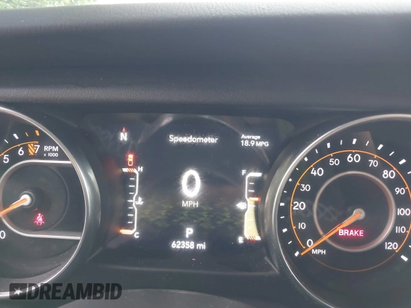 2021 Jeep Gladiator Overland with VIN 1C6HJTFGXML555622, listed as a IAAI auction lot 42237686 with 62,358 mi miles and . Bid and sale history available at DreamBid. Image 7.