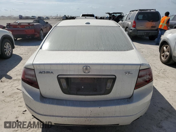 2008 Acura TL with VIN 19UUA66288A047746, listed as a Copart auction lot 75489424 with 0 mi miles and Salvage Title. Bid and sale history available at carsss.com. Image 6.