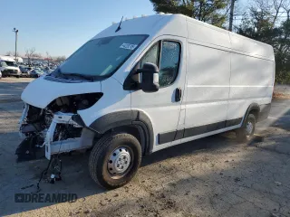 2023 Ram ProMaster Cargo with VIN 3C6MRVJG9PE554470, listed as a Copart auction lot 44228715 with Not Provided miles and Salvage Title. Bid and sale history available at DreamBid. Image 1.
