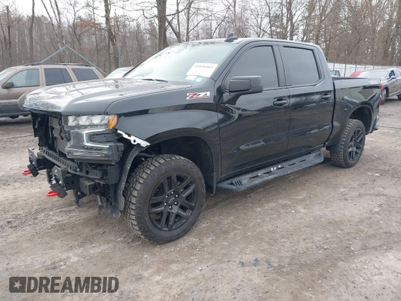 2021 Chevrolet Silverado 1500 LT Trail Boss with VIN 1GCPYFED8MZ374511, listed as a IAAI auction lot 41836003 with 53,161 mi miles and . Bid and sale history available at DreamBid. Image 17.
