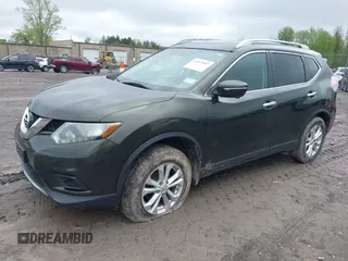 2015 Nissan Rogue SL with VIN 5N1AT2MV6FC879259, listed as a IAAI auction lot 42212957 with 182,212 mi miles and . Bid and sale history available at carsss.com. Image 2.