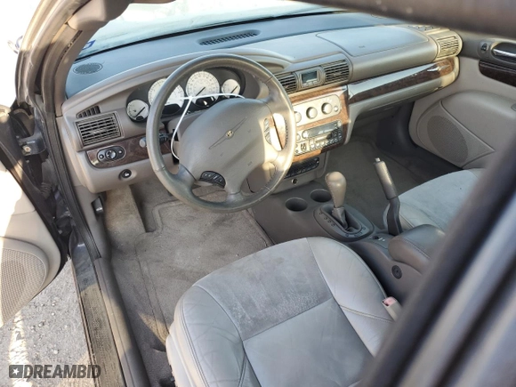 2004 Chrysler Sebring Limited with VIN 1C3EL65R24N103201, listed as a Copart auction lot 75028724 with 0 mi miles and Salvage Title. Bid and sale history available at carsss.com. Image 8.
