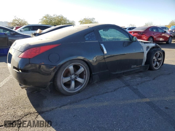 2007 Nissan 350Z with VIN JN1BZ34D27M504021, listed as a Copart auction lot 84696534 with 142,104 mi miles and Salvage Title. Bid and sale history available at DreamBid. Image 3.