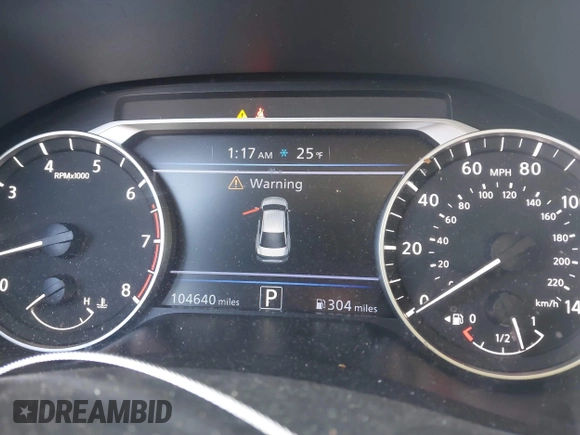 2019 Nissan Altima 2.5 S with VIN 1N4BL4BV4KC126840, listed as a IAAI auction lot 41254641 with 104,640 mi miles. Bid and sale history available at carsss.com. Image 7.