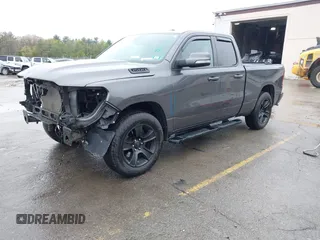 2020 Ram 1500 Big Horn with VIN 1C6SRFBT9LN292321, listed as a IAAI auction lot 42193481 with 81,809 mi miles and . Bid and sale history available at DreamBid. Image 2.
