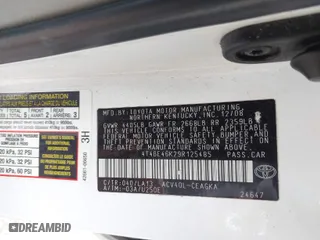 2009 Toyota Camry with VIN 4T4BE46K29R125485, listed as a IAAI auction lot 42009023 with 1 mi miles. Bid and sale history available at carsss.com. Image 9.
