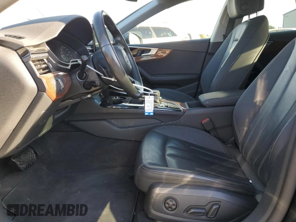 2022 Audi A5 Sportback Premium with VIN WAUABCF52NA009879, listed as a Copart auction lot 78886314 with 57,606 mi miles and Salvage Title. Bid and sale history available at carsss.com. Image 7.