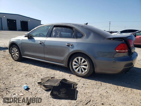 2014 Volkswagen Passat Wolfsburg Edition with VIN 1VWAS7A30EC118276, listed as a Copart auction lot 60730425 with 141,975 mi miles and Salvage title. Bid and sale history available at DreamBid. Image 2.