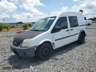 2012 Ford Transit Connect XL with VIN NM0LS6AN1CT122404, listed as a Copart auction lot 61028894 with 287,454 mi miles and Salvage Title. Bid and sale history available at carsss.com. Image 1.