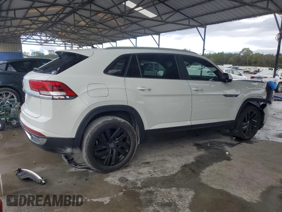 2022 Volkswagen Atlas SE with VIN 1V2JE2CA3NC227855, listed as a Copart auction lot 81473484 with 27,248 mi miles and Salvage title. Bid and sale history available at DreamBid. Image 3.
