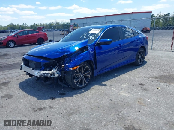2021 Honda Civic Sport with VIN 2HGFC2F80MH527517, listed as a IAAI auction lot 42020871 with 36,058 mi miles and . Bid and sale history available at DreamBid. Image 18.