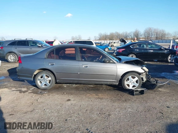 2004 Honda Civic EX with VIN 2HGES26804H624604, listed as a IAAI auction lot 41288262 with 294,964 mi miles. Bid and sale history available at carsss.com. Image 13.