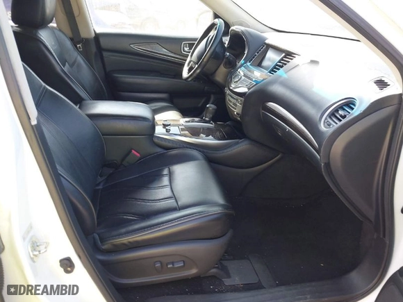 2013 Infiniti JX35 with VIN 5N1AL0MN3DC313190, listed as a IAAI auction lot 41815666 with 169,023 mi miles. Bid and sale history available at carsss.com. Image 5.