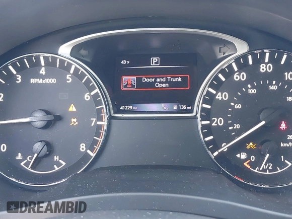 2018 Nissan Altima 2.5 SR with VIN 1N4AL3AP8JC188779, listed as a IAAI auction lot 41735197 with 41,229 mi miles. Bid and sale history available at carsss.com. Image 7.