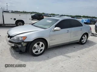 2007 Acura RL Tech Pkg with VIN JH4KB16697C004575, listed as a Copart auction lot 50403805 with 138,040 mi miles and Non Repairable. Bid and sale history available at carsss.com. Image 1.