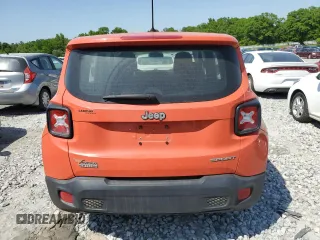 2017 Jeep Renegade Sport with VIN ZACCJAAH1HPF17141, listed as a Copart auction lot 53428695 with 133,877 mi miles and Salvage title. Bid and sale history available at DreamBid. Image 6.