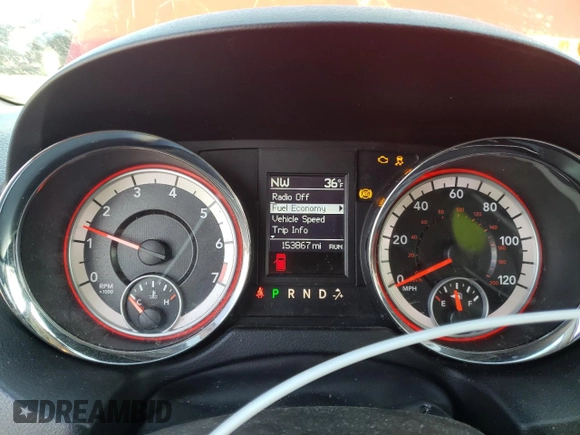2014 Dodge Grand Caravan SXT with VIN 2C4RDGCG6ER388815, listed as a Copart auction lot 46123225 with 153,867 mi miles and Salvage Title. Bid and sale history available at DreamBid. Image 9.