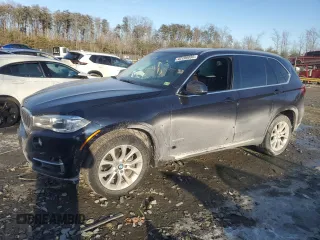 2015 BMW X5 xDrive35d with VIN 5UXKS4C5XF0N06086, listed as a Copart auction lot 42198095 with 124,492 mi miles and Salvage Title. Bid and sale history available at carsss.com. Image 1.