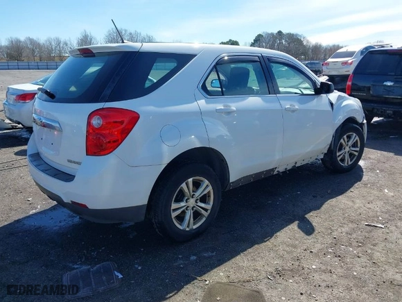 2013 Chevrolet Equinox LS with VIN 2GNALBEK9D6394992, listed as a IAAI auction lot 41742813 with 104,015 mi miles. Bid and sale history available at carsss.com. Image 4.
