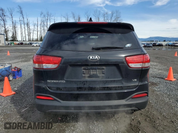 2016 Kia Sorento LX with VIN 5XYPGDA57GG001257, listed as a Copart auction lot 50191105 with 116,632 mi miles and Salvage Title. Bid and sale history available at DreamBid. Image 6.