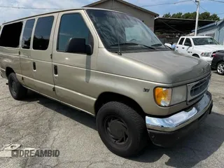 1999 Ford Econoline Passenger XL with VIN 1FMRE11L6XHB70992, listed as a Copart auction lot 78546004 with 264,378 mi miles and Clean Title. Bid and sale history available at carsss.com. Image 1.