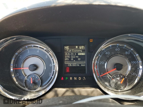 2014 Chrysler Town & Country Touring with VIN 2C4RC1BG1ER336896, listed as a Copart auction lot 52671375 with 136,102 mi miles and Salvage Title. Bid and sale history available at carsss.com. Image 9.