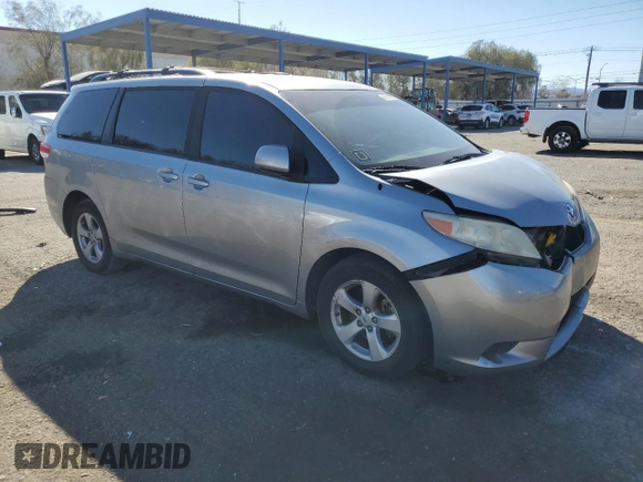 2011 Toyota Sienna LE AAS with VIN 5TDKK3DC8BS123148, listed as a Copart auction lot 46321265 with 213,568 mi miles and Salvage Title. Bid and sale history available at DreamBid. Image 4.