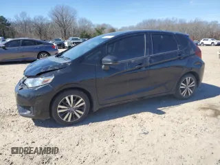 2015 Honda Fit EX-L with VIN 3HGGK5H87FM739177, listed as a Copart auction lot 46491075 with 87,774 mi miles and Clean Title. Bid and sale history available at carsss.com. Image 1.