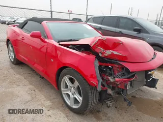 2020 Chevrolet Camaro 1LT with VIN 1G1FB3DX8L0120445, listed as a IAAI auction lot 41709780 with 58,977 mi miles and . Bid and sale history available at DreamBid. Image 1.