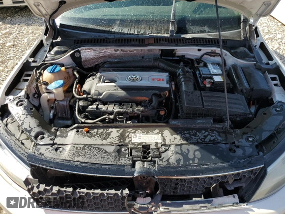 2012 Volkswagen Jetta GLI Autobahn with VIN 3VW5A7AJXCM087214, listed as a Copart auction lot 75011884 with 127,079 mi miles and Salvage title. Bid and sale history available at DreamBid. Image 11.