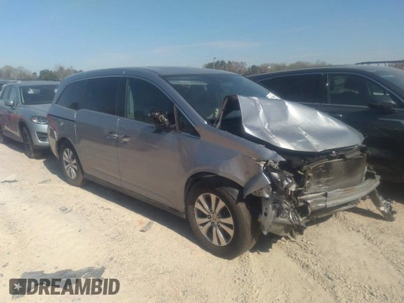 2017 Honda Odyssey EX-L with VIN 5FNRL5H69HB020233, listed as a IAAI auction lot 41522030 with 188,418 mi miles and . Bid and sale history available at DreamBid. Image 14.