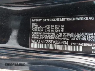 2015 BMW 2 Series 228i with VIN WBA1F5C55FV256604, listed as a IAAI auction lot 41841754 with 118,354 mi miles. Bid and sale history available at carsss.com. Image 9.