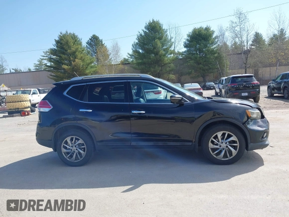 2015 Nissan Rogue SL with VIN 5N1AT2MV2FC777750, listed as a IAAI auction lot 42066839 with 168,770 mi miles. Bid and sale history available at carsss.com. Image 13.